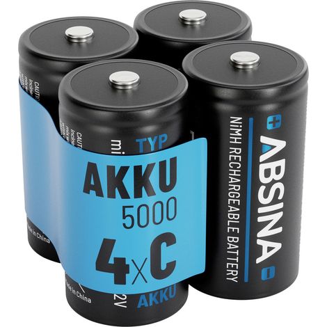 Absina  Baby (C)-Akku NiMH 4500 1.2 V 4 St. (1/5)