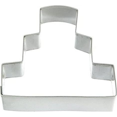 Decora, stampo tagliabiscotti forma torta, in alluminio