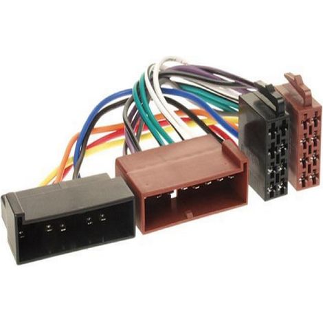 Adaptateur ISO Autoradio compatible avec Ford Jaguar Mazda Seat