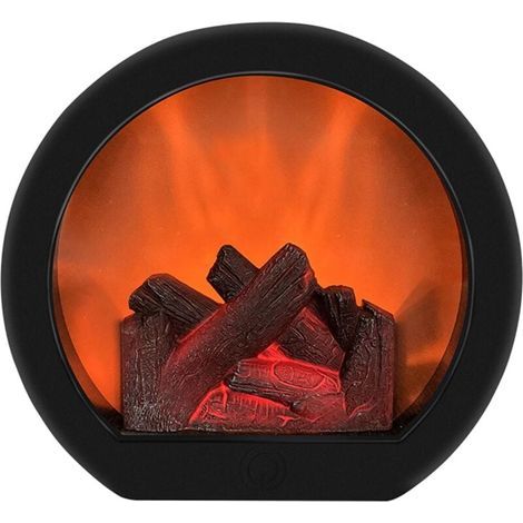 Gefälschter elektrischer Kamin, Flammeneffekt, elektrischer Kamin, Laterne, Simulation, flammenloser Kamin, LED-Licht für den dekorativen Innenhof, Balkon