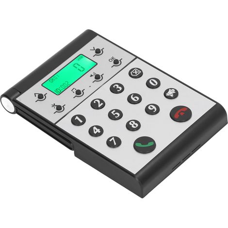 Drahtlose Gegensprechanlage mit 1000 m Reichweite, klare Sprachqualität, intelligentes Netzwerk, Freisprechfunktion, schwarze Haupteinheit für Zuhause und Büro (1/5)
