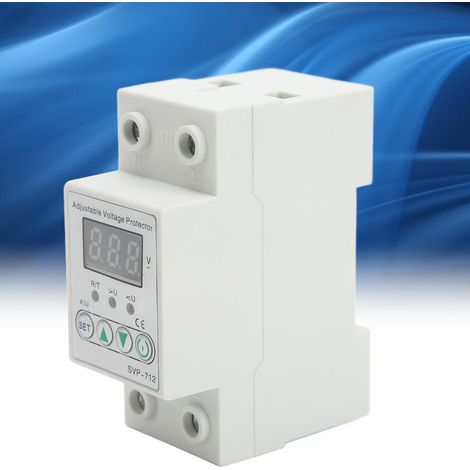 SVP-712 220V Intelligenter Über-/Unterspannungsschutz mit einstellbarer und zeitverzögerter automatischer Rückstellung 63A (1/5)