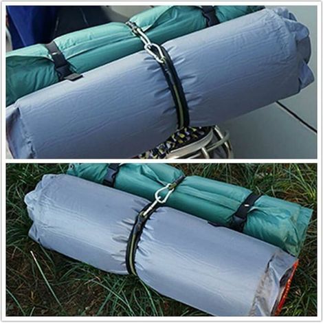 Lot de 2 Mini tendeurs Robustes de 30 cm avec Mousqueton pour Camping, Bagages, Voyage (1/4)
