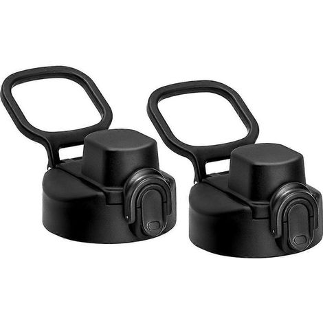 Lot de 2 couvercles de rechange à bec verseur et ouverture automatique pour bouteille d'eau --- (1/5)