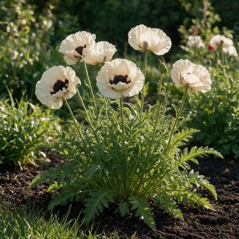 Pavot orientale Royal Wedding 20cm Godet 9cm - Papaver (1/4)