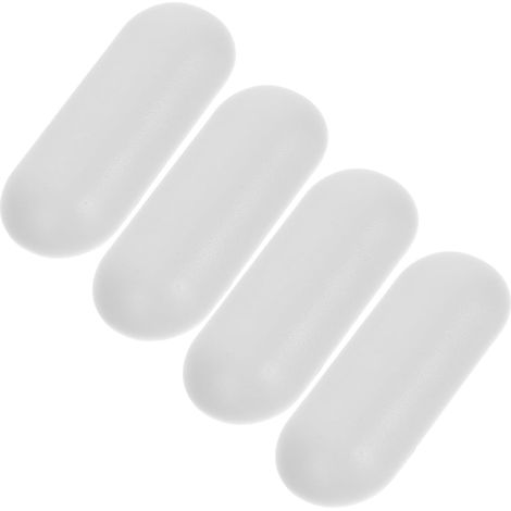Butoirs de Siège de Toilette Lot de 4 Autocollants en Plastique Protection Antichoc Silencieuse, pour Couvercle et Bidet, Usage Écoles et Hôtels (1/5)