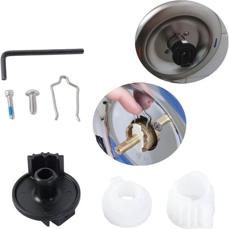Multi-Purpose Plastic Shower Handle Repair Kit - Durable Adapter Kit for Bathtub and Shower Faucets 116653 - Replacement Part for 116653 MUMU