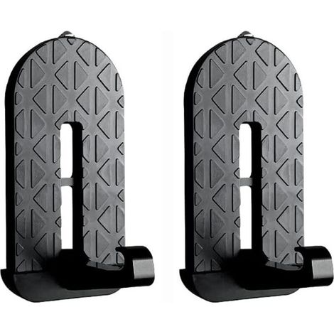 Pédale D'assistance Voiture, 2 Pièces Marchepied Pliable pour Porte de Voiture,Fabriqué en Alliage D'aluminium, Utilisé pour Nettoyer le Toit, Adapté aux Pièces Automobiles SUV, RV, Jeep (Noir) (1/4)