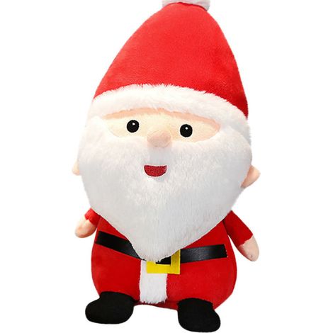 Poupee En Peluche Pere Noel - 25 Cm - Jouet Doux Pour Decoration De Noel - Idéal Pour Maison Et Commerce - 1 Unite (1/4)