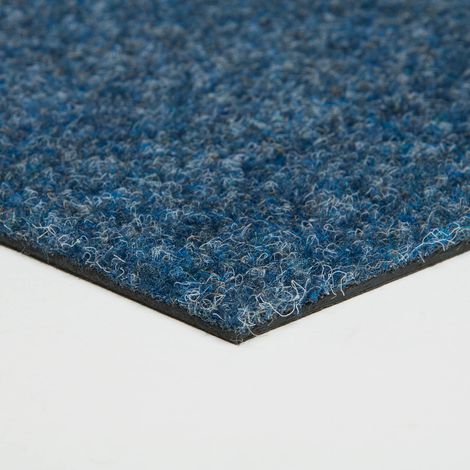 Dalle moquette plombante bleu Dalles moquette modulaires sans colle pour bureau Moquette aiguilletée professionnelle en dalles (1/5)