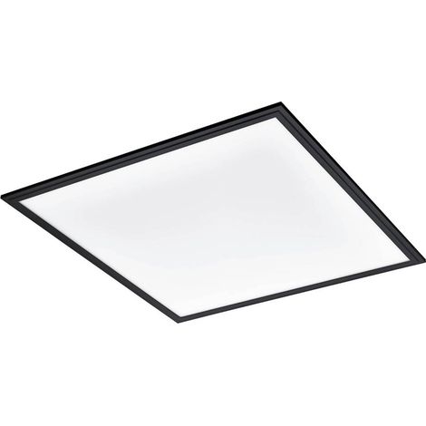 Plafoniera Moderna Salobrena 1 Alluminio Nero Led Integrato 33W (1/2)