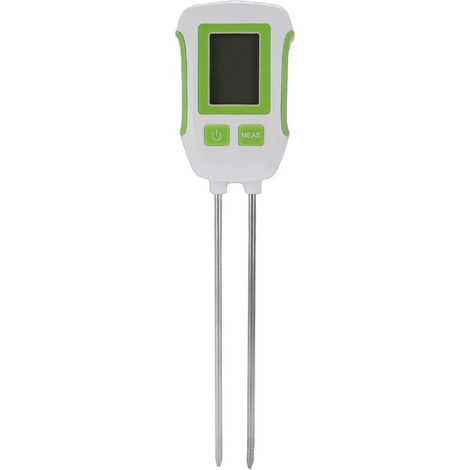 Cet appareil 5 en 1 pour l'analyse du sol peut mesurer la température, l'humidité, la fertilité, la lumière et le pH, et peut également être utilisé comme hygromètre horticole. (1/5)