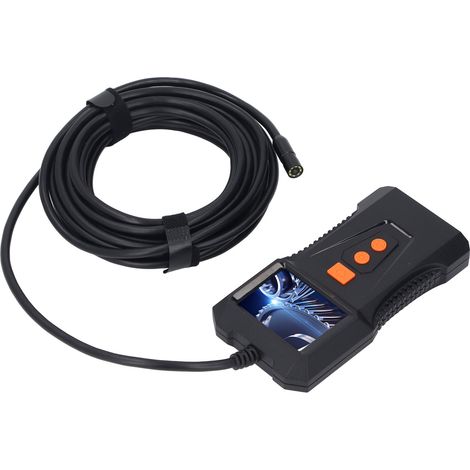 Endoscope industriel caméra d'inspection avec éclairage écran HD 2 pouces boroscope caméra canalisation P230 avec câble 5m objectif 8mm (1/5)