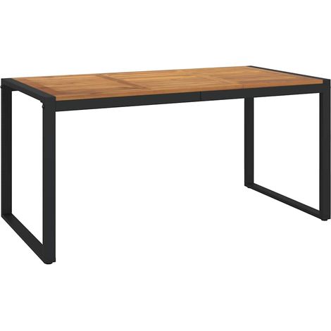 Maison Exclusive - Gartentisch mit Beinen in U-Form 160x80x75 cm (1/5)