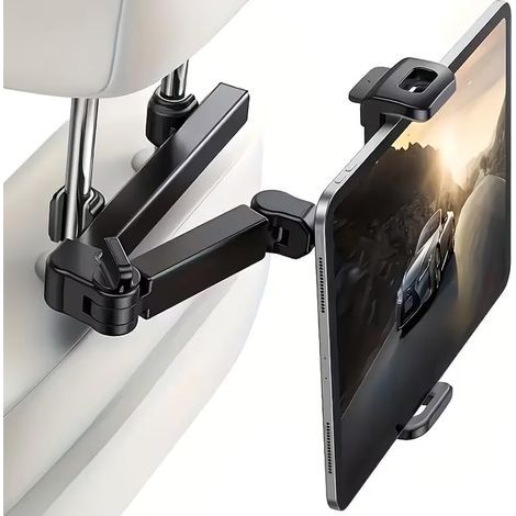 Support de téléphone pour appuie-tête arrière de voiture, support réglable et sécurisé pour appareils de 11,94 à 32,77 cm, support universel de siège arrière pour iPad, smartphone, support stable pour (1/5)