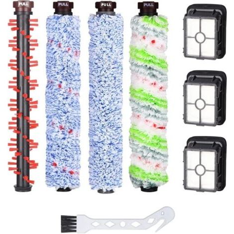 BUNTHAUS Accessories pour Bissell Crosswave 3 en 1 Aspirateur,1 x principal multi-surface + 1 x animal de compagnie +1 x pour les tapis + 1 x pour le sol et 3 filtres,pour 1866 1785 2052 1713 2225 (1/5)