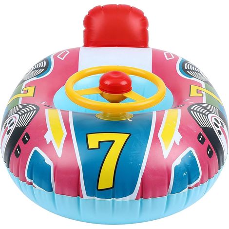 Bouee Piscine Bebe Bateau Gonflable avec Volant dossiers Bateau Gonflable, Bouée Bébé, 6 Mois, Volant, dossiers, Piscine, Plage, , Sécurité, Confort, Amusement, Bébé (1/5)