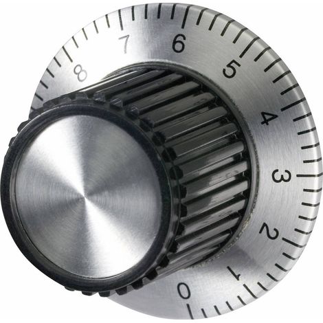 Bouton compte-tours aluminium (anodisé) (Ø x H) 37 mm x 23.3 mm 1 pcs. (1/4)