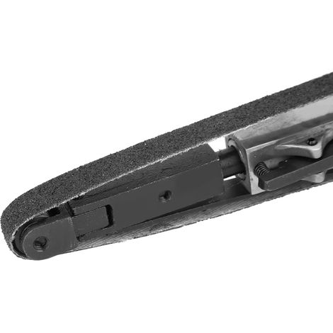Ponceuse à bande pneumatique professionnelle, outil de polissage à air comprimé 16000 tr/min, bandes 10x330 mm et 20x520 mm (1/5)
