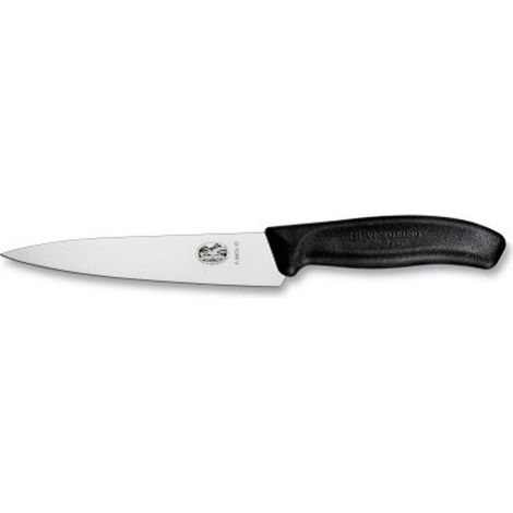 Cuchillo para cortar y picar 15 cm Negro - Victorinox