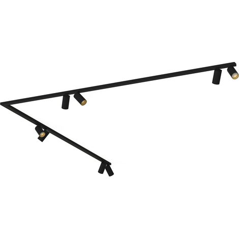 Nowodvorski Mono Corner 7702 barra 8xGU10 nero oro (1/2)