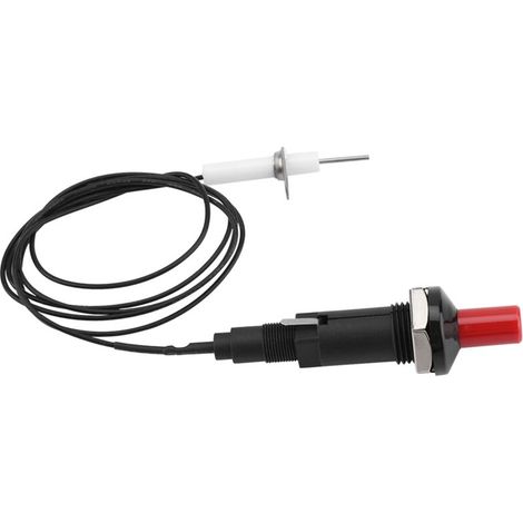 Kit de démarrage par ignition piezoelectrique BBQ Grill avec thermocouple - Kit Piezo 1 sortie 2, câble 1000mm, aiguille ignition 5cm, pour gaz propane/naturel (1/4)