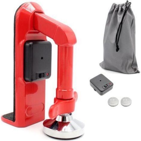 Bloque-Porte Alarme Multi Surface 80 dB Cale avec Detecteur de Vibration (1/5)