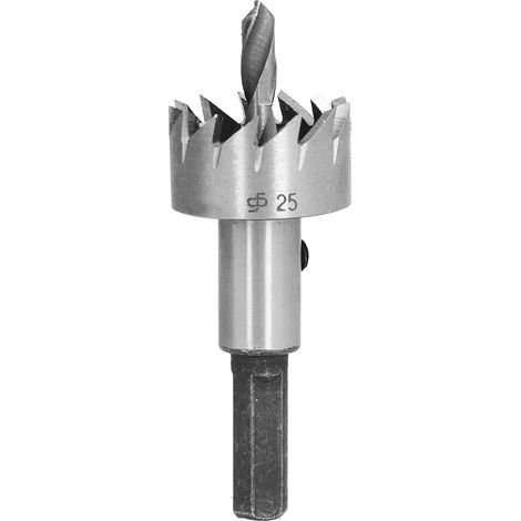 Scie cloche en acier rapide, outil de perforation incisive à faible résistance pour plaques de fer et d'aluminium (1/5)