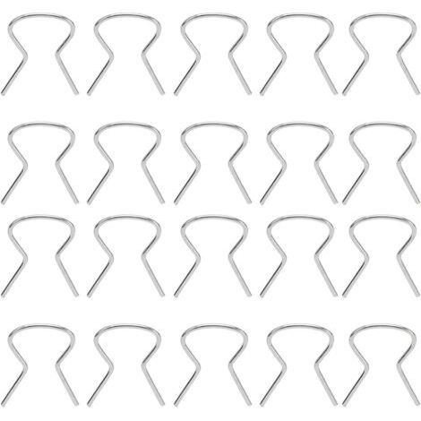 20 pezzi di clip di fissaggio per maniglie dei finestrini auto, 4138439 ad alta resistenza, maniglie a manovella per finestrini, clip metalliche di ricambio (1/5)