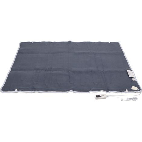 Couverture chauffante électrique en laine à diffusion uniforme de la chaleur, prise européenne, 220 V, 1,5 x 1,2 m (1/5)