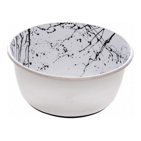 Dogit Comedero AceroInox, B&W Splash, 950ml.