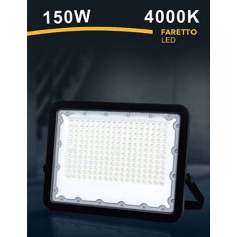 Trade Shop - LED-Strahler 150 Watt Außenstrahler IP65 Schwarzlicht 3000K 6500K 4000K FS150W-N -
