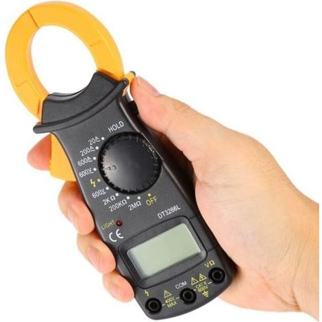 DT-3266L numérique ampèremètre multimètre multimètre pince de courant pince voltmètre ampèremètre 600A AC / D (1/3)
