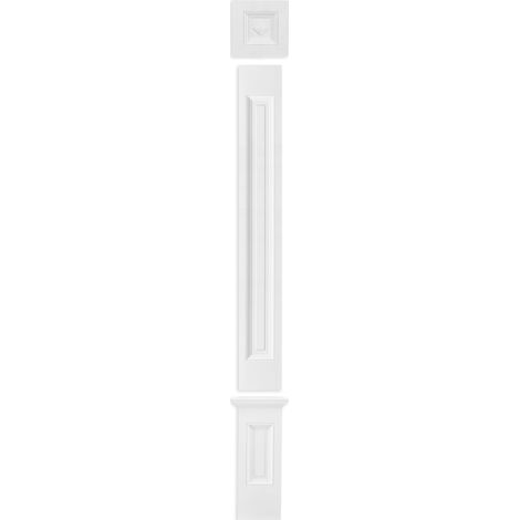 Pilaster 197x20mm Wandreliefe Stuckdekor aus PU - stoßfest Grand Decor PL276: Komplettset 3 (1/5)