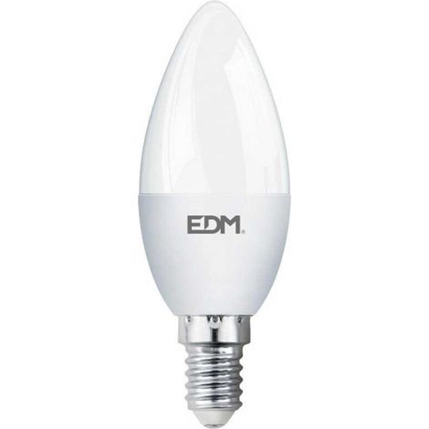 Ampoule bougie LED E14 5W 400lm 3200K Lumière chaude Ø3,5x10cm