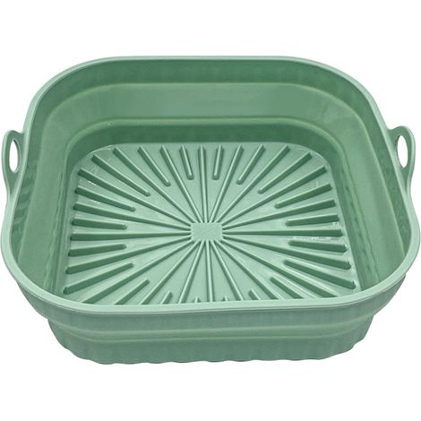 Fryer Mat - Baking Pan - Food Grade Silicone - Dishwasher Safe - Heat Resistant To 232 C - For Air Fryer Oven Microwave - 1 Piece (1/4)