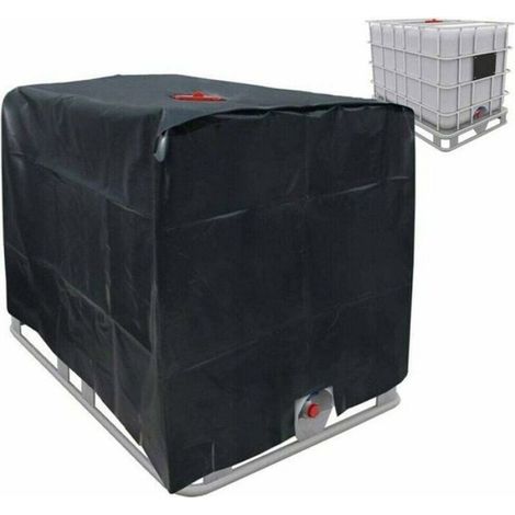 Bâche de Couverture - 120x100x116 cm - 1000 L - 210D - Étanche - Pour Réservoir IBC (1/5)
