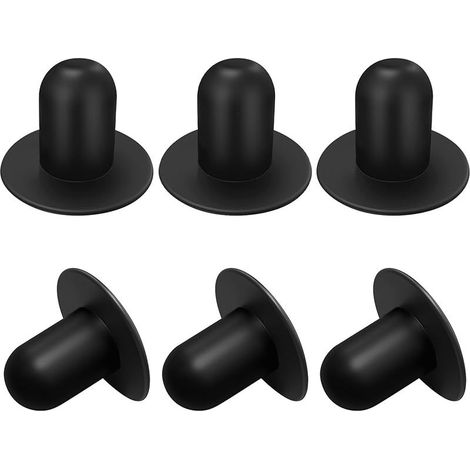 6 Pièces Bouchon de Piscine, Noir Bouchons de Piscine, Bouchon piscines, Bouchons Muraux de Rechange pour Piscines, Bouchonss D'étanchéité de Pisciness pour Salle de Natation (1/5)