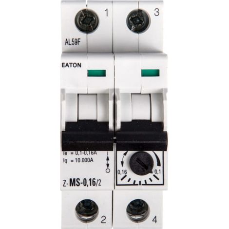 Interruttore automatico per motori 2P 0,1-0,16A Z-MS-0,16/2 248389