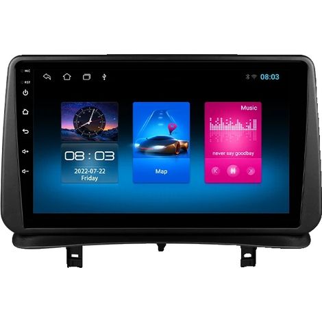 Radio de voiture, taille de l'écran, compatibilité avec les smartphones, compatible avec Renault Clio 3 2005 - 2014 Snapdragon 6115 RDS DSP 4G Auto, P1L (4Core 1G 16G) (1/2)