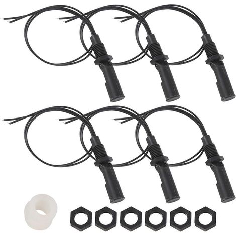 6 pièces Capteur de niveau d'eau à flotteur horizontal latéral (1/5)