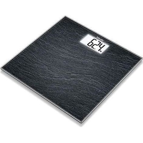 BEURER Pèse-personne jusqu'à 150kg verre affichage LCD slate GS 203 SLATE (1/3)