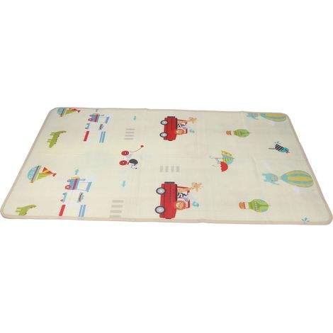 Tapis d'éveil pour bébé 180 x 100 x 1 cm, doux et confortable au toucher, léger, pliable et compact. (1/5)