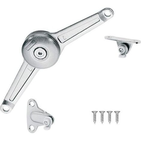 Pair Standard Forte Ferrures pour Relevants et Abattants Couvercles Stay Lift Systèmes Réservoir de Force Pour Système a Porte Relevable Charnière pour Armoire Meuble Lot de 1 (1/4)
