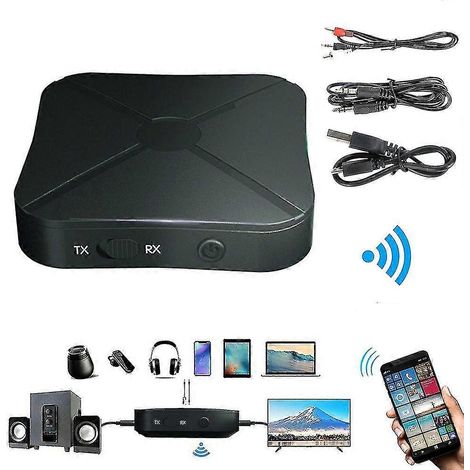 Émetteur et récepteur Bluetooth 2 en 1, adaptateur sans fil, audio stéréo pour TV (1/5)