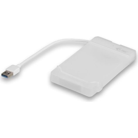 i-tec MYSAFEU314 Boîtier de disques de stockage Boîtier disque dur/SSD Blanc 2.5" (1/3)