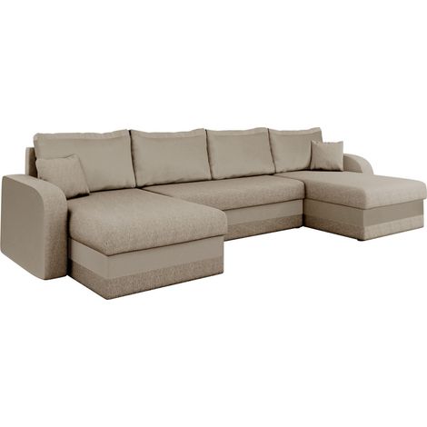 Sofá rinconero Comfivo 297, Tatum 272 + Uttario Velvet 2979, Función de descanso, Almacenaje, 304x140x80cm, 0 (1/5)