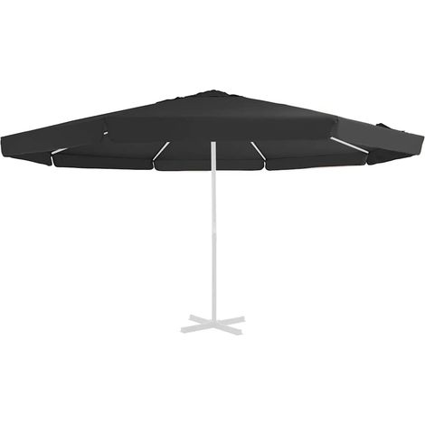 Maison Exclusive - Ersatzbezug für Sonnenschirm Schwarz 515 cm