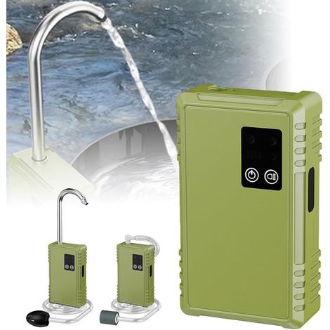 Bomba para peces,bomba de aire recargable para acuario de 2200 mAh,bomba de aire para acuario con luz nocturna LED (1/5)