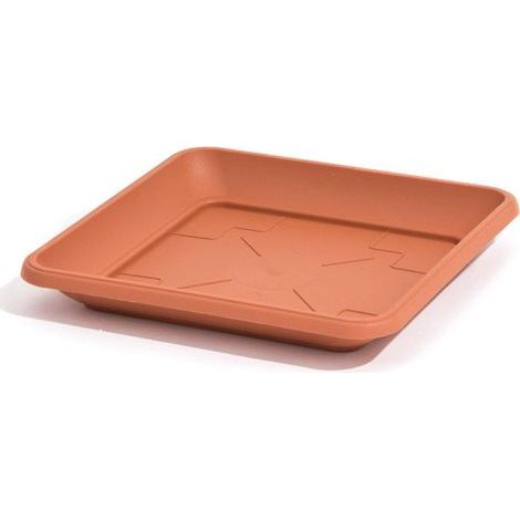 Base/plate for TERRA planter, dimensions (mm) 410x410x55, color Terracotta (1/2)